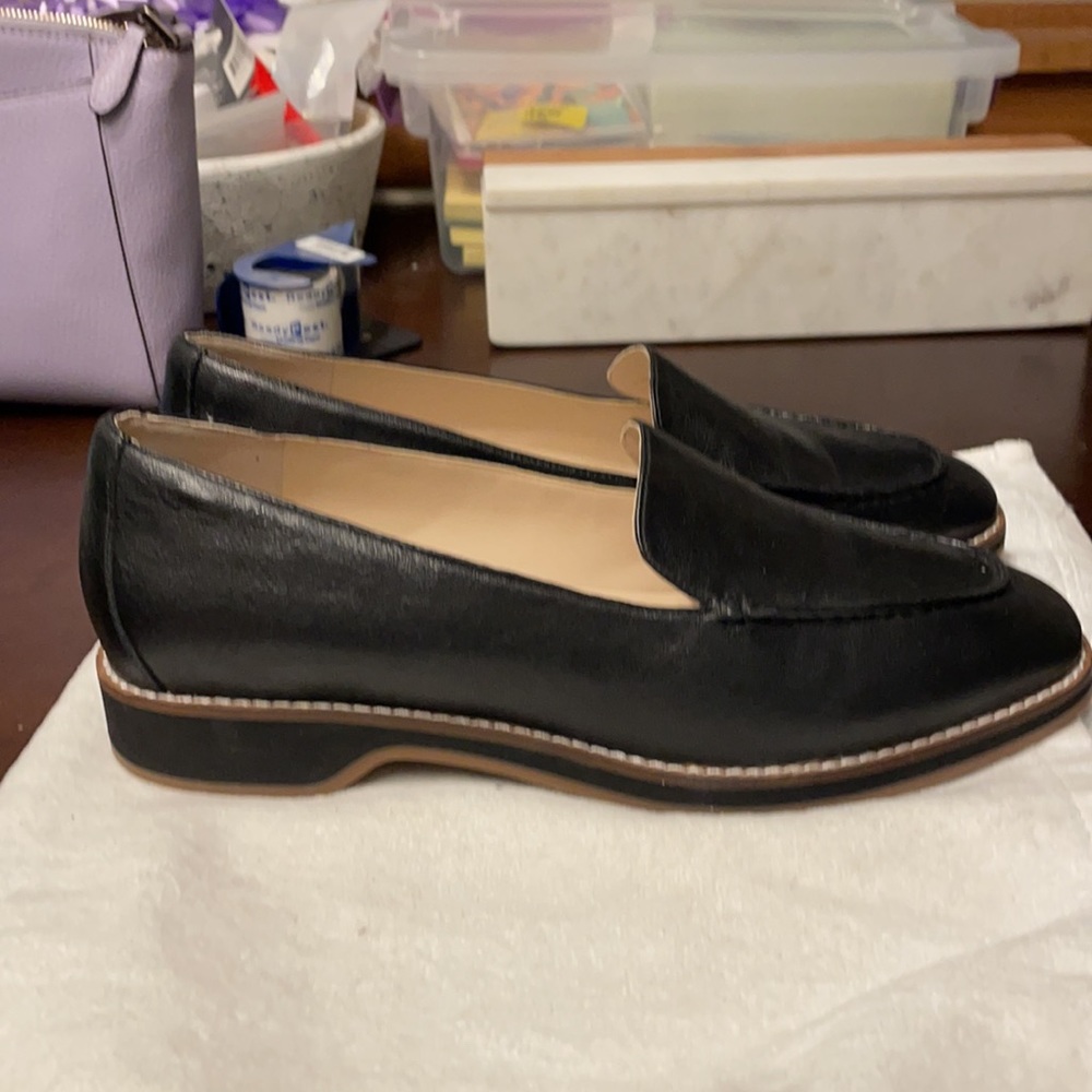 Cole Haan Black Leather Loafers